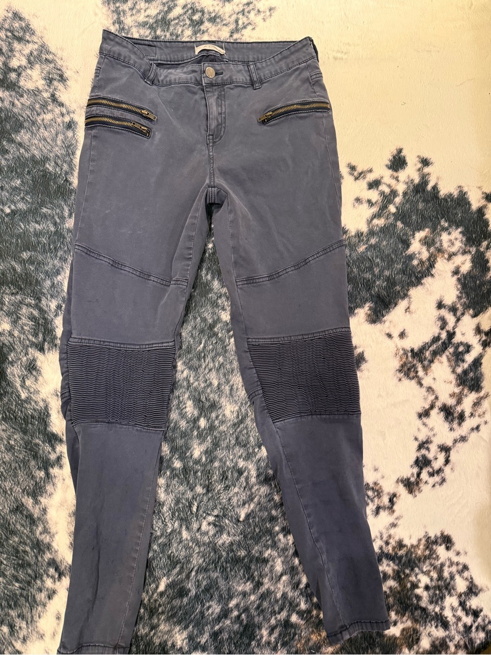 ELAN Women’s Moto Stretchy Jeans Pants